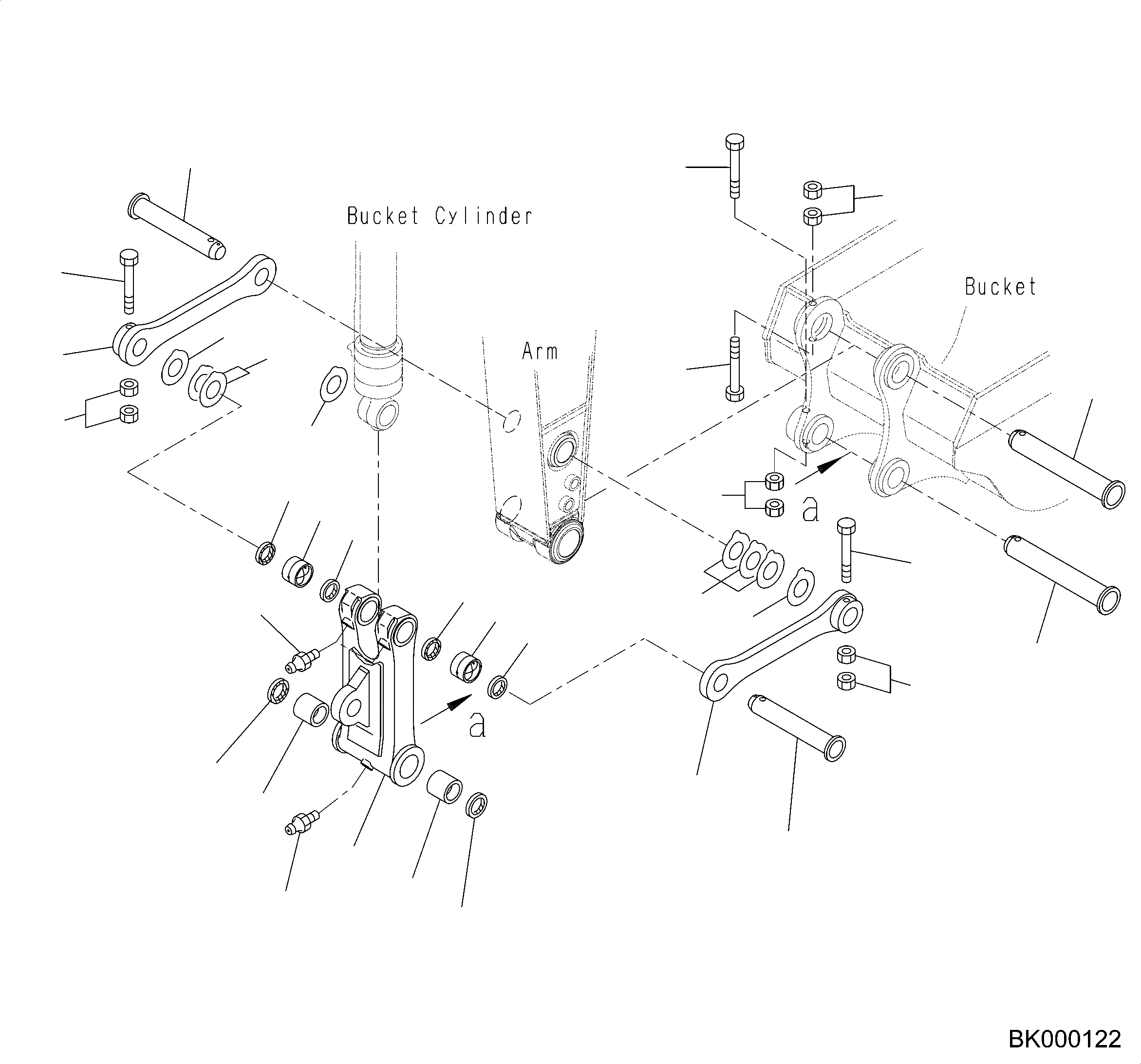 Схема запчастей Komatsu PC290LC-10 - СОЕДИНЕНИЕ КОВША, РУКОЯТЬ MM, MM, MM И MM, С ПОДЪЕМ EYE СОЕДИНЕНИЕ КОВША, РУКОЯТЬ MM, MM, MM И MM, С ПОДЪЕМ EYE