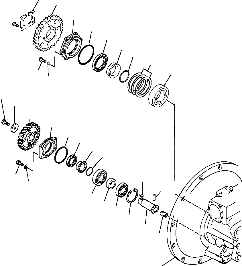 Схема запчастей Komatsu PC300LC-5LC - ГИДР. НАСОС. ASSEMBLY ОСНОВН. НАСОС ASSEMBLY - ПРИВОДS И КОМПОНЕНТЫ УПРАВЛ-Е РАБОЧИМ ОБОРУДОВАНИЕМ