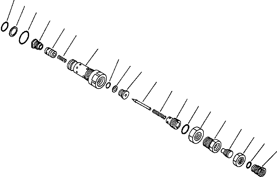 Схема запчастей Komatsu PC300LC-5LC - ГИДРАВЛ УПРАВЛЯЮЩ. КЛАПАН ВЕРХН. РАЗГРУЗ. КЛАПАН ASSEMBLY УПРАВЛ-Е РАБОЧИМ ОБОРУДОВАНИЕМ