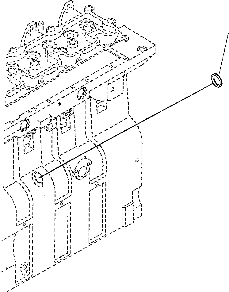 Схема запчастей Komatsu PC300LC-6LE - FIG. A9-AA МАСЛ. FILL LOCATION ЗАГЛУШКА ДВИГАТЕЛЬ