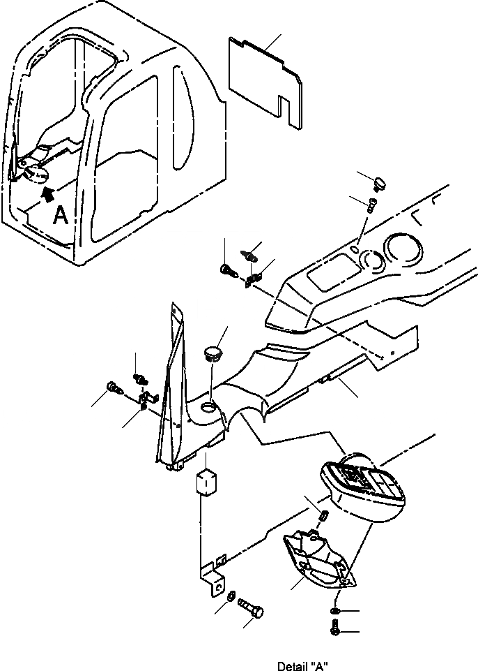 Схема запчастей Komatsu PC300LC-6LE - FIG. K-A OPERATOR КАБИНА - КРЫШКА ПАНЕЛИ С МОНИТОРОМ (С ОБОГРЕВ-ЛЕМ) КАБИНА ОПЕРАТОРА И СИСТЕМА УПРАВЛЕНИЯ