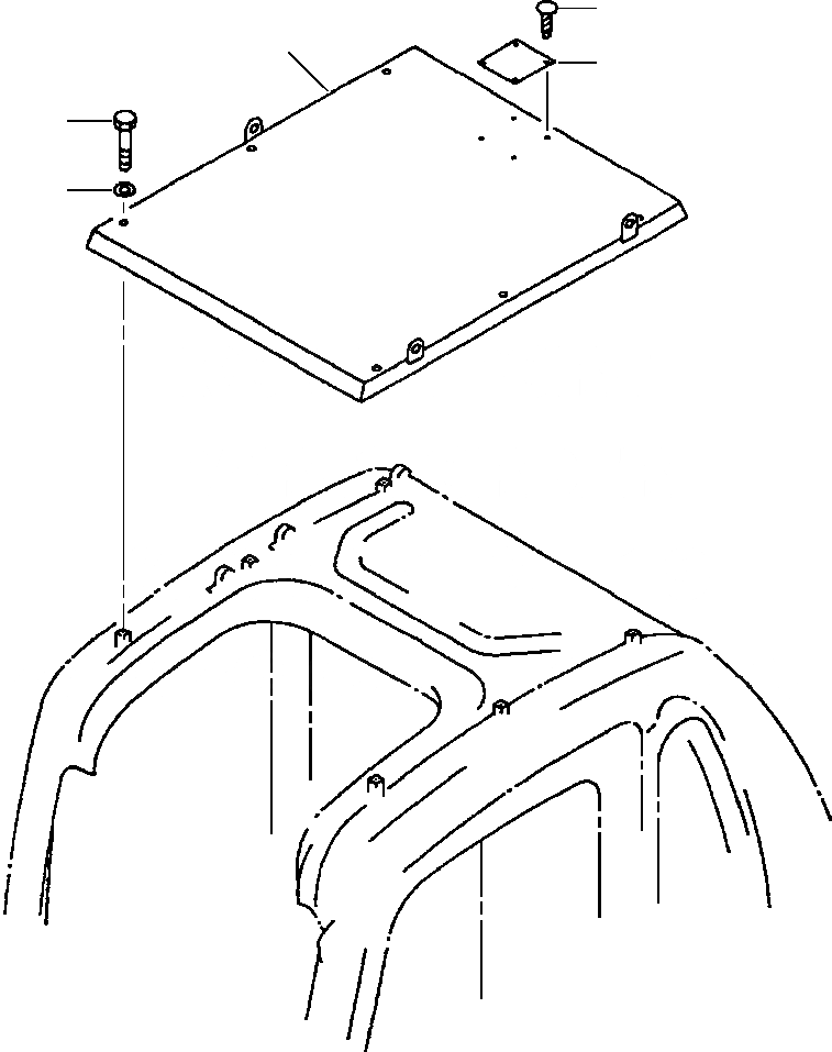 Схема запчастей Komatsu PC300LC-6LE - FIG. K-A ВЕРХН. ЗАЩИТА КАБИНА ОПЕРАТОРА И СИСТЕМА УПРАВЛЕНИЯ