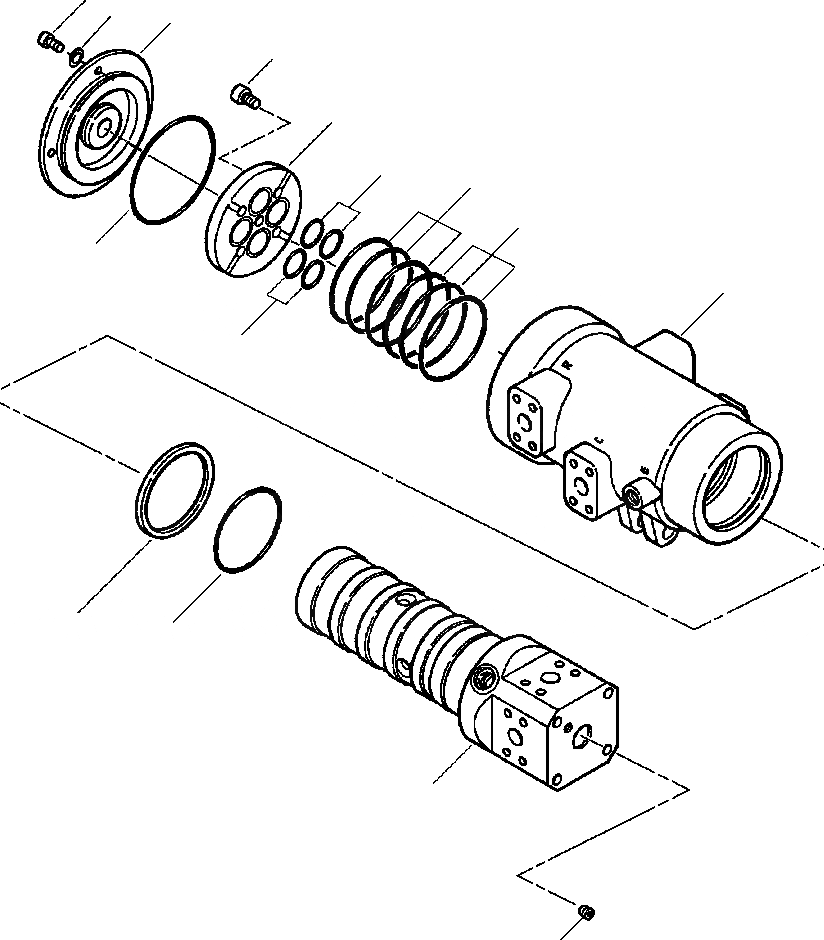 Схема запчастей Komatsu PC300LC-6LE - FIG. N-A ПОВОРОТНОЕ СОЕДИНЕНИЕ - COMPLETE ASSEMBLY ПОВОРОТН. КРУГ И КОМПОНЕНТЫ