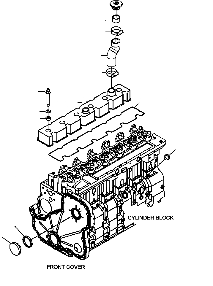 Схема запчастей Komatsu PC300HD-7L - A-AA8 КЛАПАН COVER ДВИГАТЕЛЬ