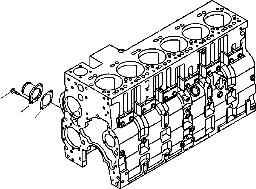 Схема запчастей Komatsu PC300HD-7L - AR-A ВОДН. ВХОДН. СОЕДИН-Е ДВИГАТЕЛЬ