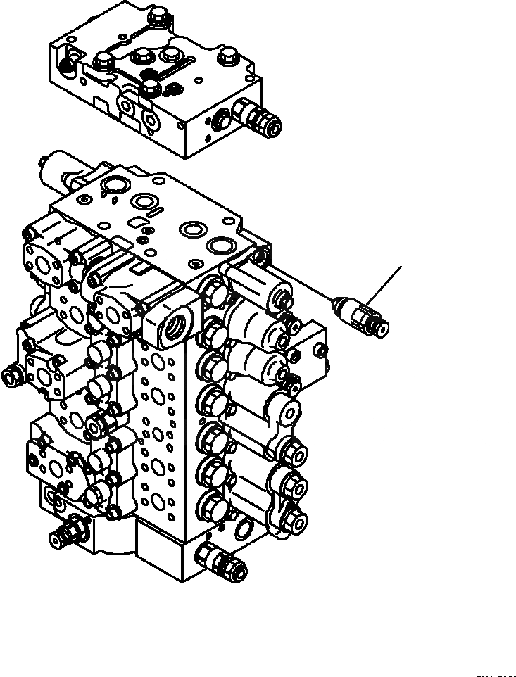 Схема запчастей Komatsu PC300HD-7L - H7-A ГИДРОЛИНИЯ РАЗГРУЗ. КЛАПАН KG/CM - АКТУАТОР ГИДРАВЛИКА