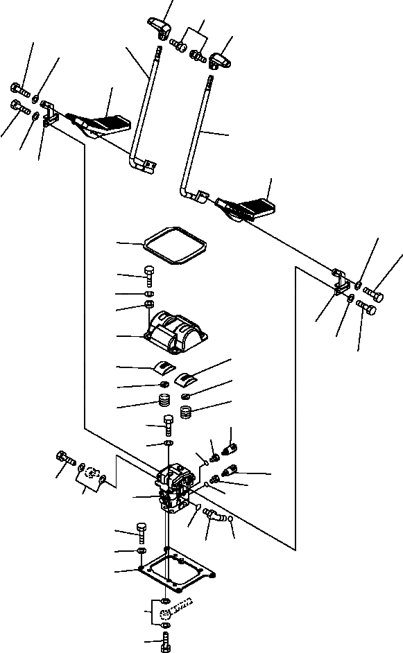 Схема запчастей Komatsu PC300HD-7L - K-A КАБИНА ОСНОВН. КОНСТРУКЦИЯ - КОНТРОЛЬ ХОДА заводской номер A8-A8 OPERATOR ОБСТАНОВКА И СИСТЕМА УПРАВЛЕНИЯ