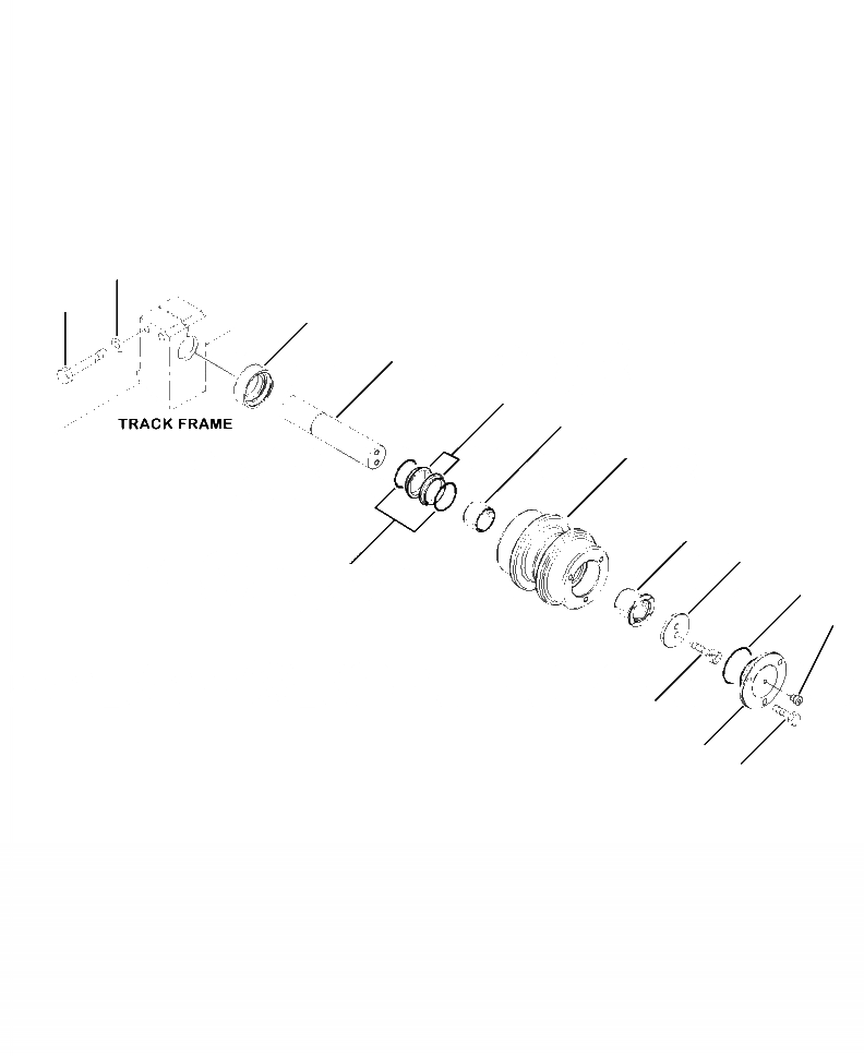 Схема запчастей Komatsu PC300HD-8 - R-A ПОДДЕРЖИВАЮЩИЙ КАТОК НИЖН.CARRIAGE