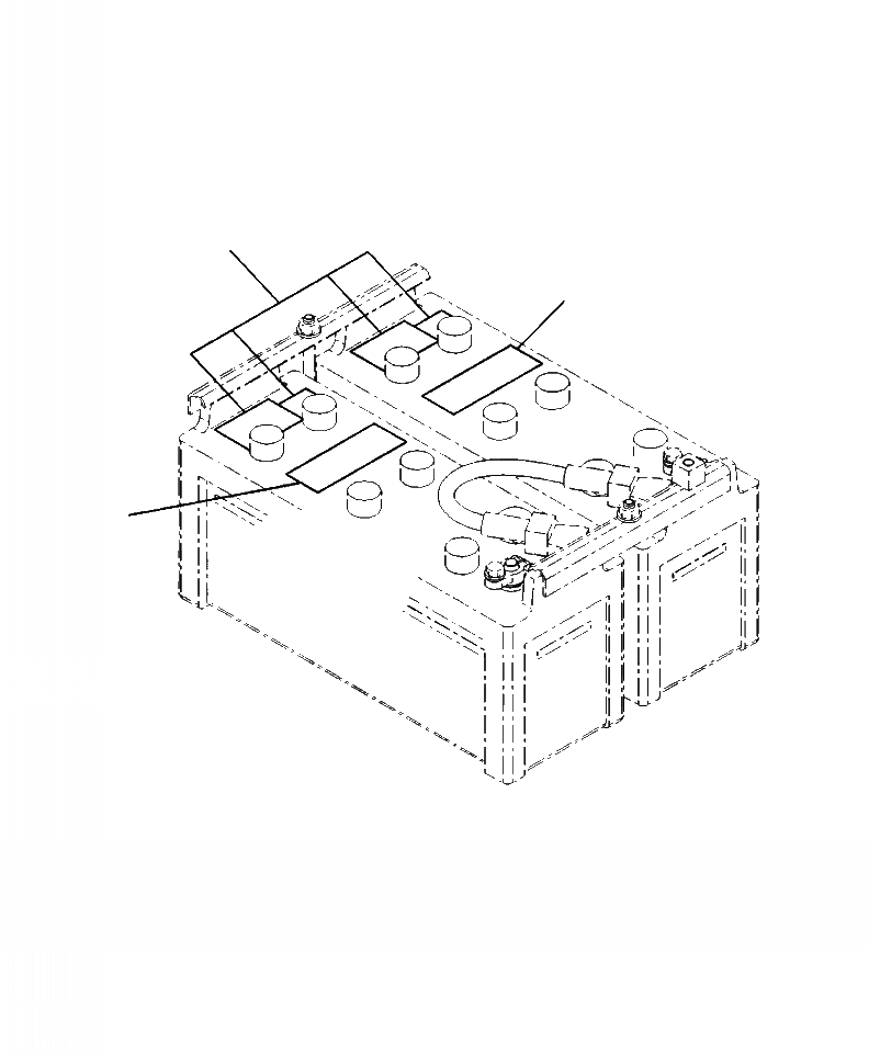 Схема запчастей Komatsu PC300HD-8 - U-A АККУМУЛЯТОР МАРКИРОВКА