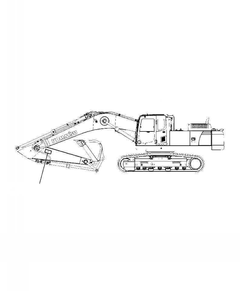 Схема запчастей Komatsu PC300HD-8 - U-A РУКОЯТЬ ПРЕДУПРЕЖДАЮЩ. МАРКИРОВКА МАРКИРОВКА