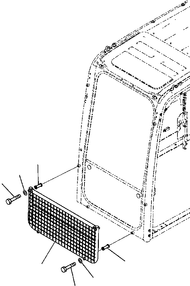 Схема запчастей Komatsu PC300LC-8 - K-A HALF ЧАСТИ КОРПУСА OPERATOR\XD S ОБСТАНОВКА И СИСТЕМА УПРАВЛЕНИЯ