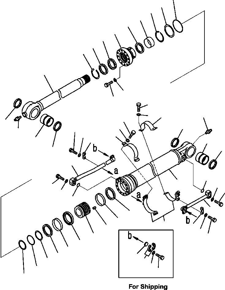 Схема запчастей Komatsu PC300LC-8 - T-A ЦИЛИНДР КОВША ДЛЯ . M И . M РУКОЯТЬ РАБОЧЕЕ ОБОРУДОВАНИЕ