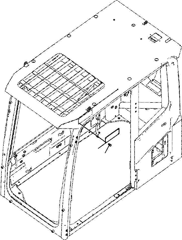 Схема запчастей Komatsu PC300LC-8 - U-A ВЕРХН. ЧАСТИ КОРПУСА WARNING ПЛАСТИНА МАРКИРОВКА