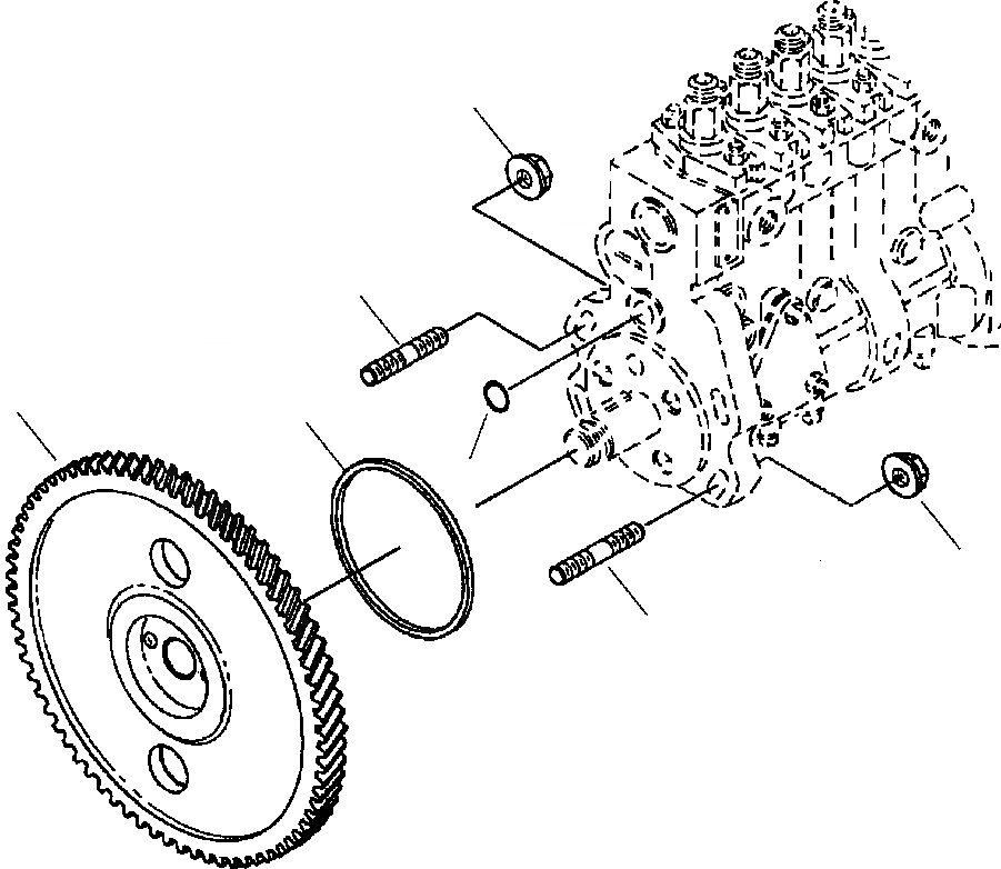 Схема запчастей Komatsu PC300LC-6LC - FIG. A8-AA ТОПЛИВН. НАСОС СОЕДИНЕНИЕ ДВИГАТЕЛЬ