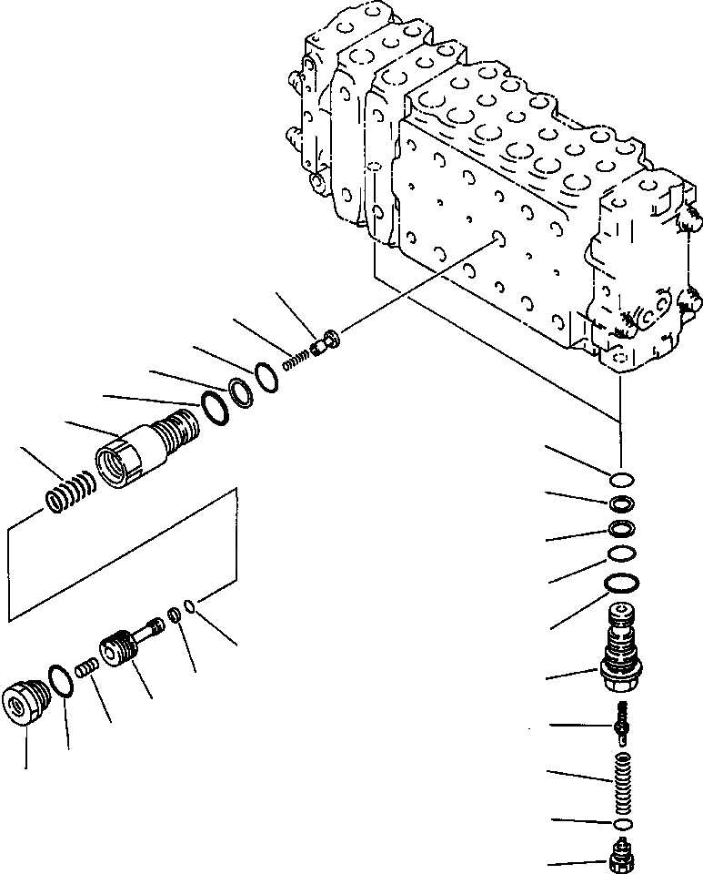 Схема запчастей Komatsu PC300LC-6LC - FIG. H-8A ОСНОВН. КЛАПАН (8/) - АКТУАТОР ГИДРАВЛИКА