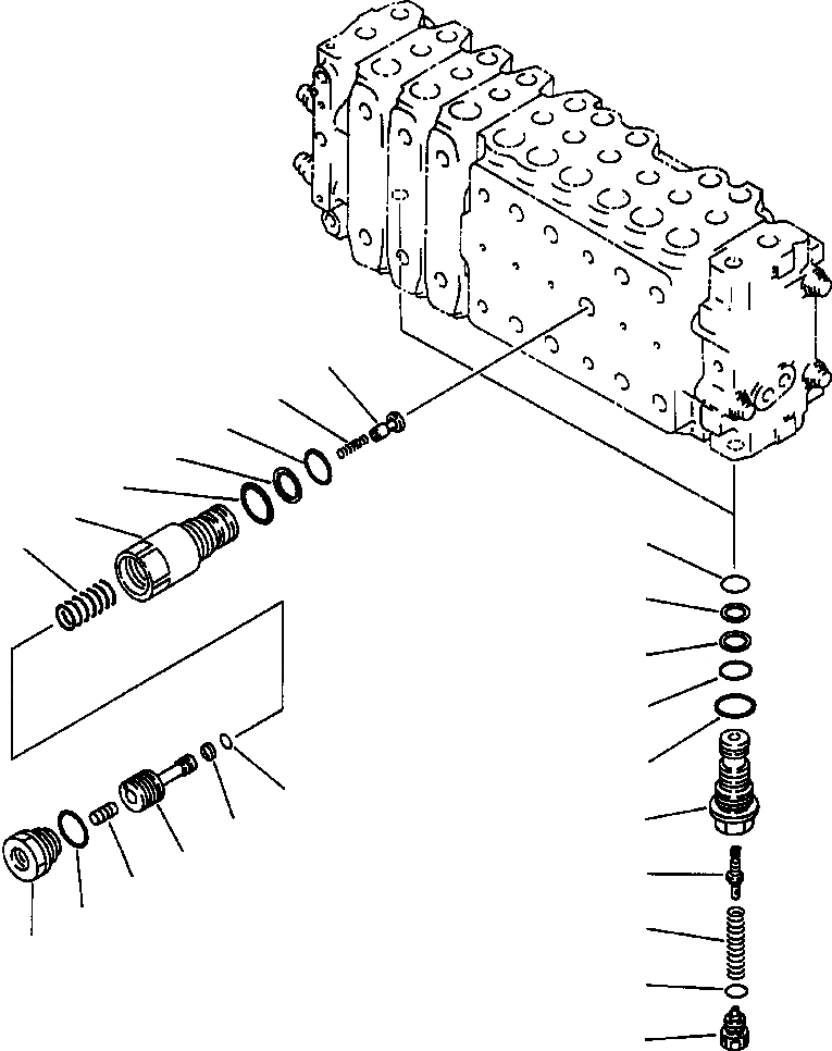 Схема запчастей Komatsu PC300LC-6LC - FIG. H-8A ОСНОВН. КЛАПАН (8/) - АКТУАТОР ГИДРАВЛИКА