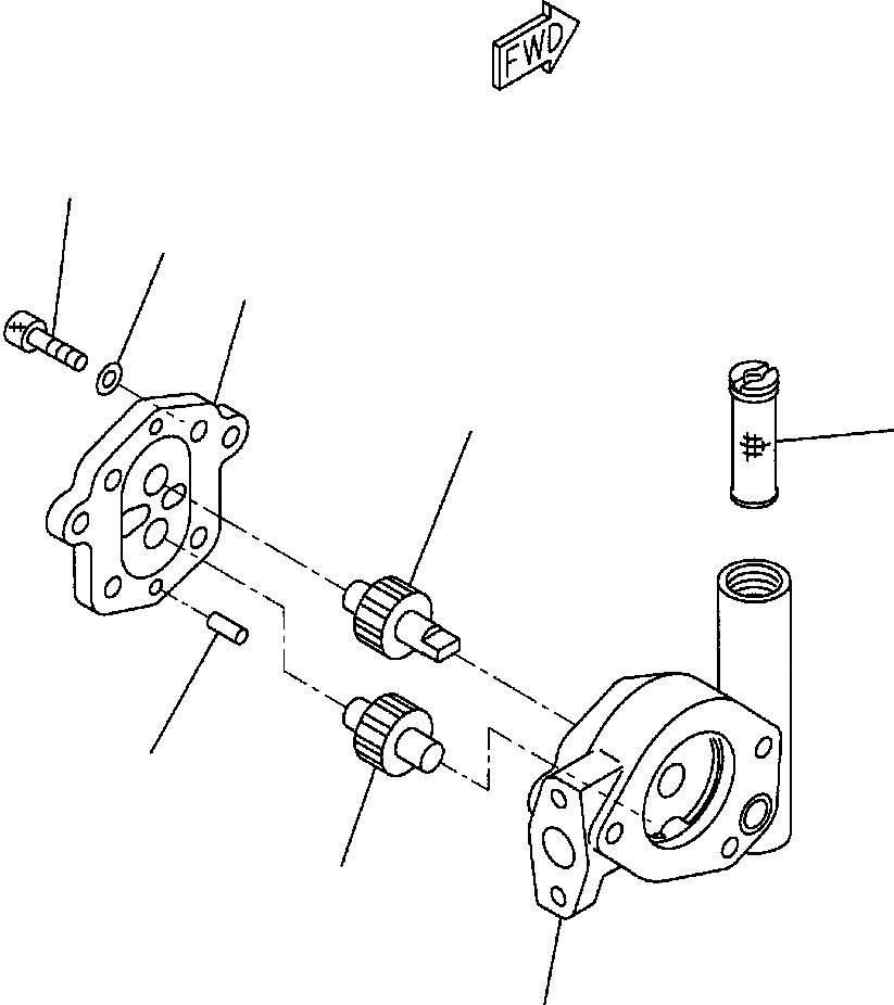 Схема запчастей Komatsu PC300LC-6LC - FIG. H-7A ОСНОВН. ГИДР. НАСОС., НАСОС 7/9 - HPV ++BARO- ГИДРАВЛИКА