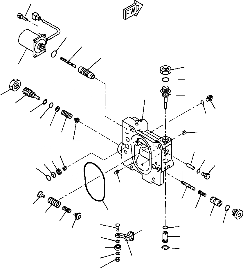 Схема запчастей Komatsu PC300LC-6LC - FIG. H-9A ОСНОВН. НАСОС (9/9) - HPV ++BARO- ГИДРАВЛИКА