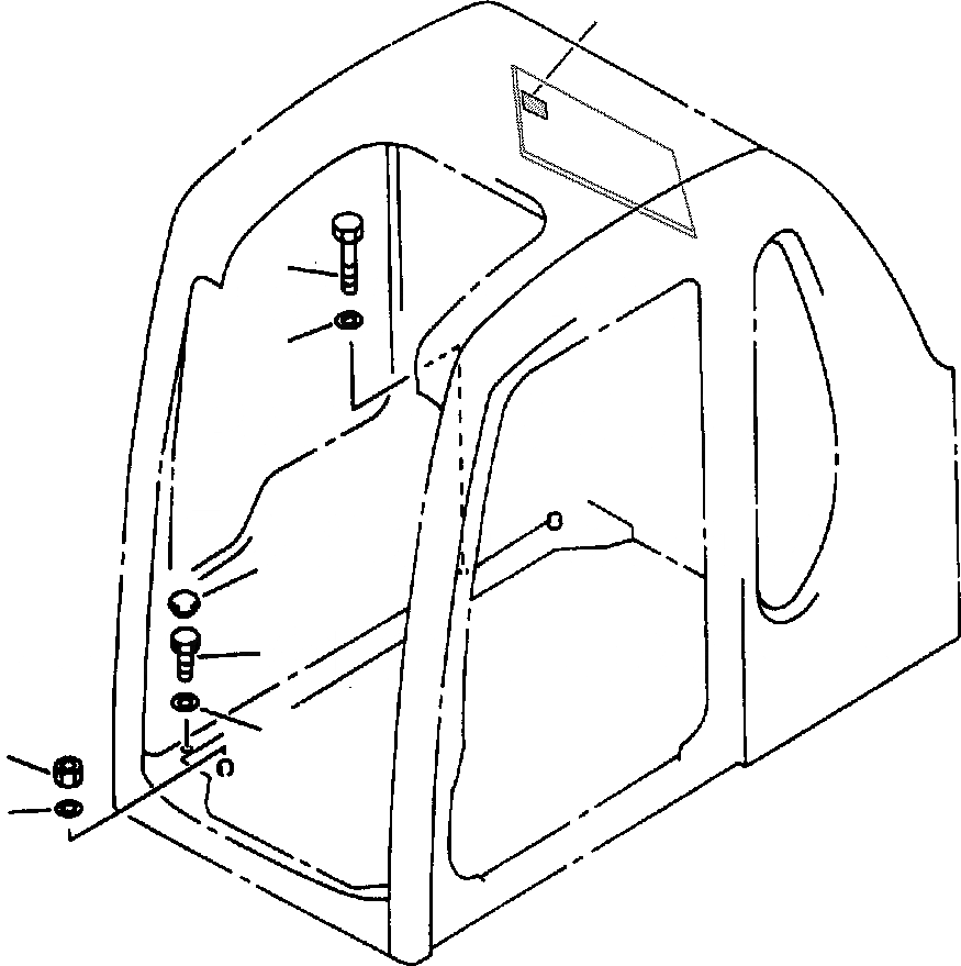 Схема запчастей Komatsu PC300LC-6LC - FIG. K-A OPERATOR КАБИНА - ЧАСТИ Д/УСТАНОВКИ КАБИНА ОПЕРАТОРА И СИСТЕМА УПРАВЛЕНИЯ