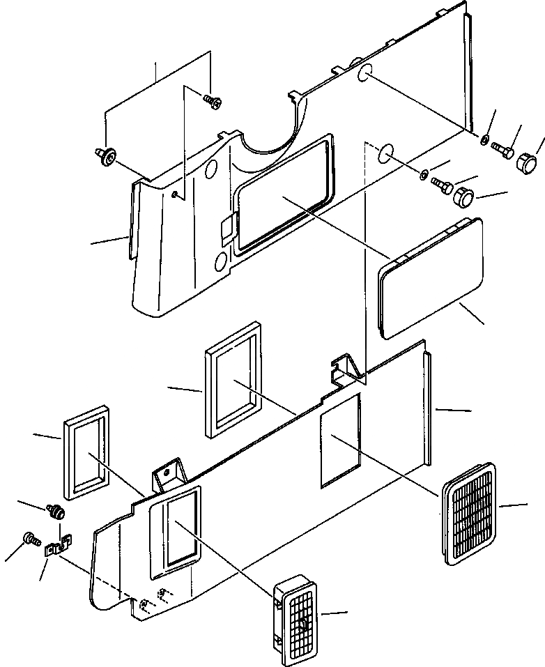 Схема запчастей Komatsu PC300LC-6LC - FIG. K7-A ОТДЕЛКА COVER КАБИНА ОПЕРАТОРА И СИСТЕМА УПРАВЛЕНИЯ