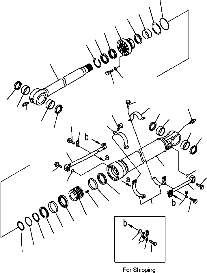 Схема запчастей Komatsu PC300LC-7L - T-A ЦИЛИНДР КОВША . M РУКОЯТЬ РАБОЧЕЕ ОБОРУДОВАНИЕ