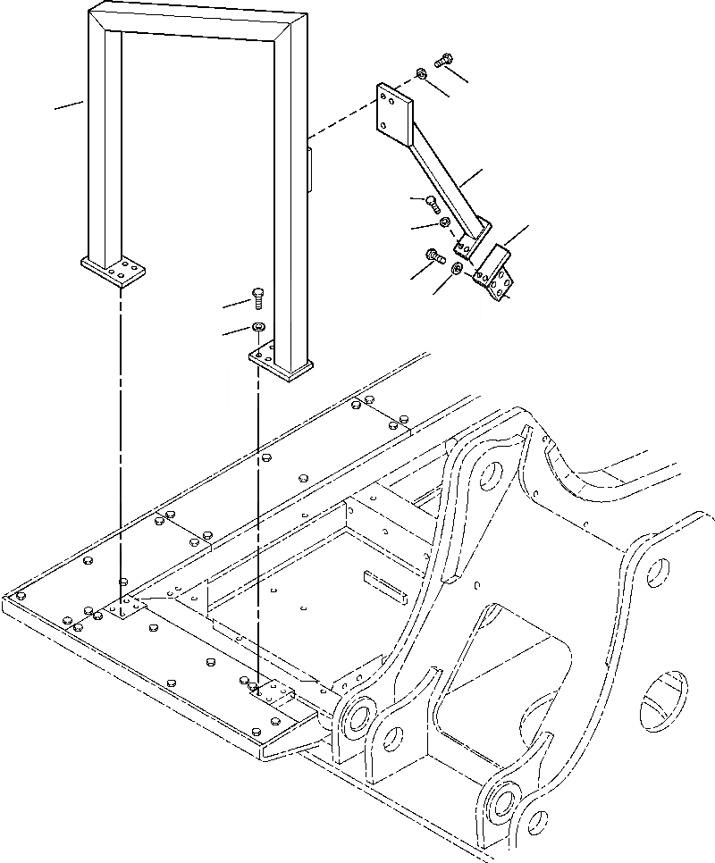 Схема запчастей Komatsu PC300LL-6 - FIG. J-A ОСНОВНАЯ РАМА - КОРПУС АККУМУЛЯТОРА ЧАСТИ КОРПУСА ОСНОВНАЯ РАМА И ЕЕ ЧАСТИ