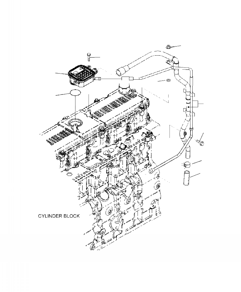 Схема запчастей Komatsu PC300LL-7E0 - A-AB САПУН КАРТЕРА ДВИГАТЕЛЬ