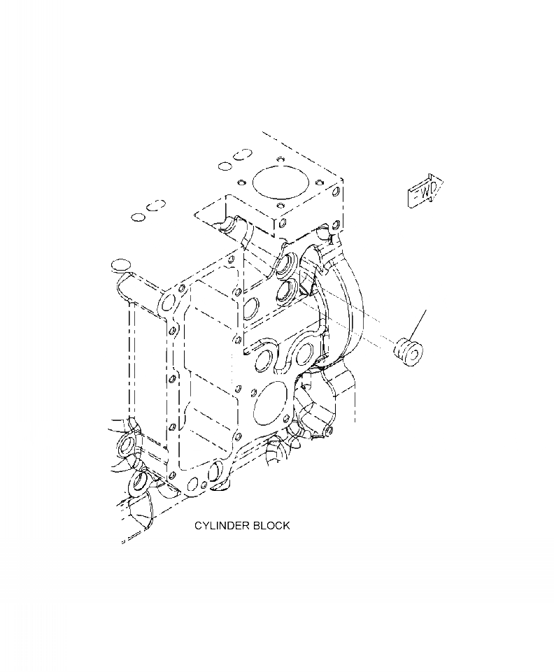 Схема запчастей Komatsu PC300LL-7E0 - A-AA БЛОК ЦИЛИНДРОВ ОХЛАЖДЕНИЕ МАСЛА ГТР ЗАГЛУШКА ДВИГАТЕЛЬ