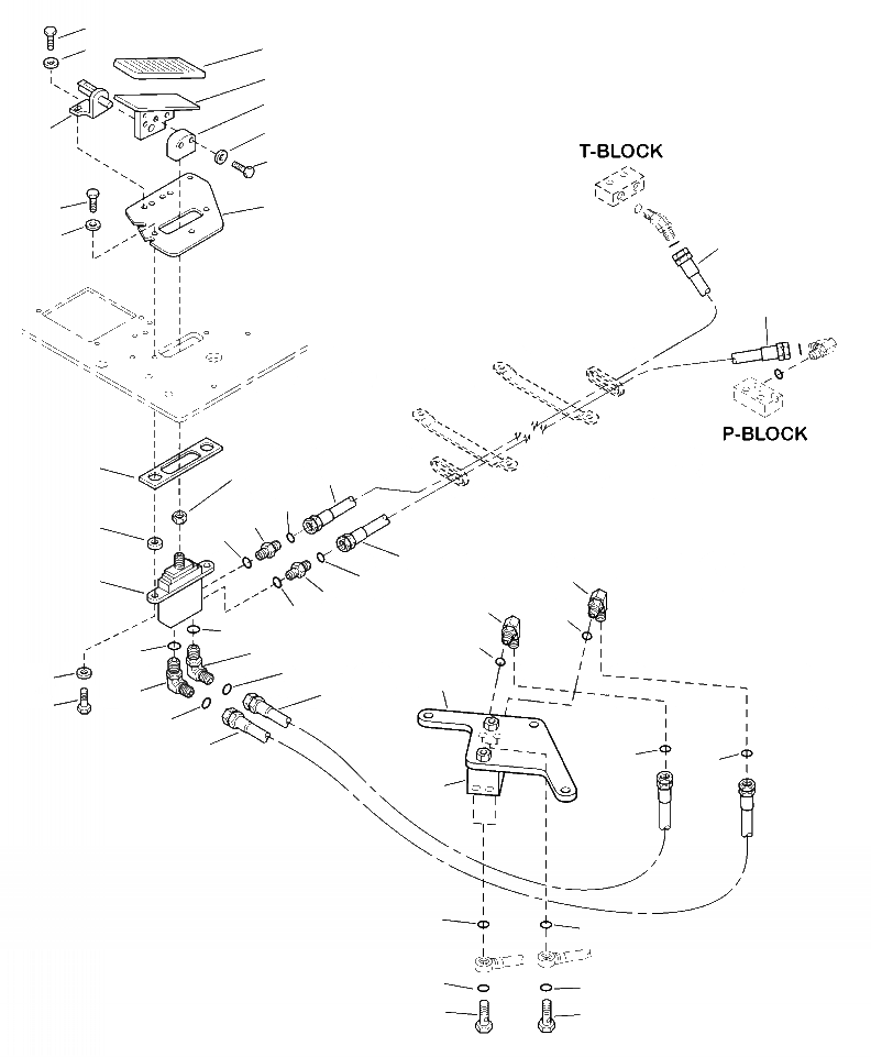 Схема запчастей Komatsu PC300LL-7E0 - H8-A ПРЯМ. ХОД (/) ГИДРАВЛИКА