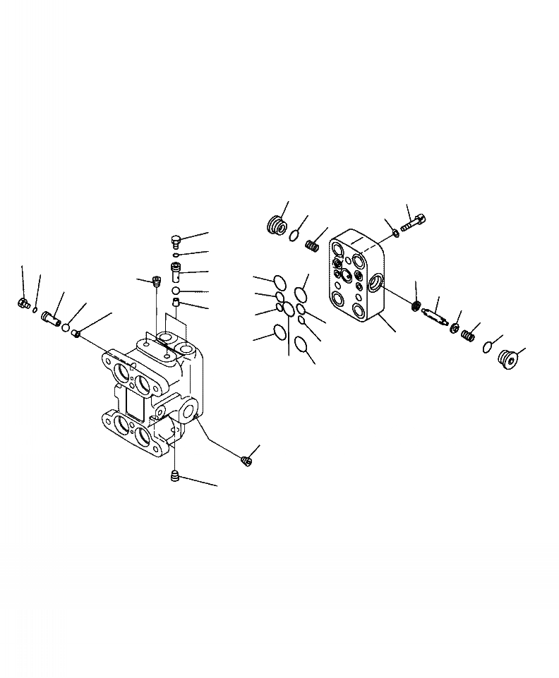 Схема запчастей Komatsu PC300LL-7E0 - K-H PPC ХОД КЛАПАН (/) OPERATOR\XD S ОБСТАНОВКА И СИСТЕМА УПРАВЛЕНИЯ