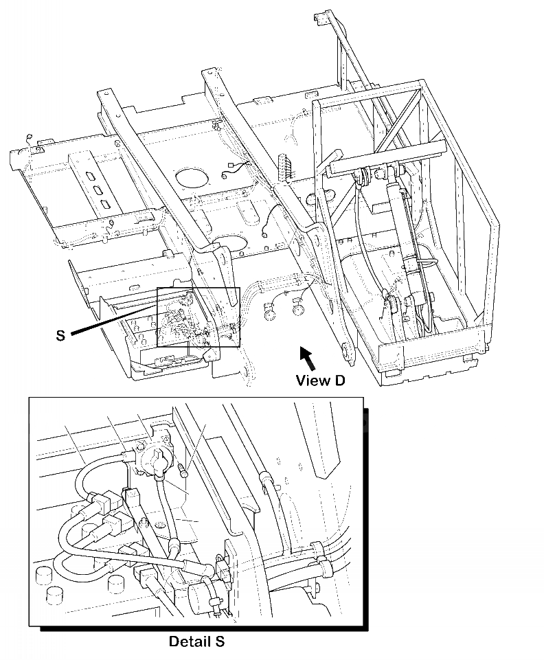 Схема запчастей Komatsu PC300LL-7E0 - M8-7A КАБИНА 8/ INCH RISER (COMPONENTS) (/7) ЧАСТИ КОРПУСА