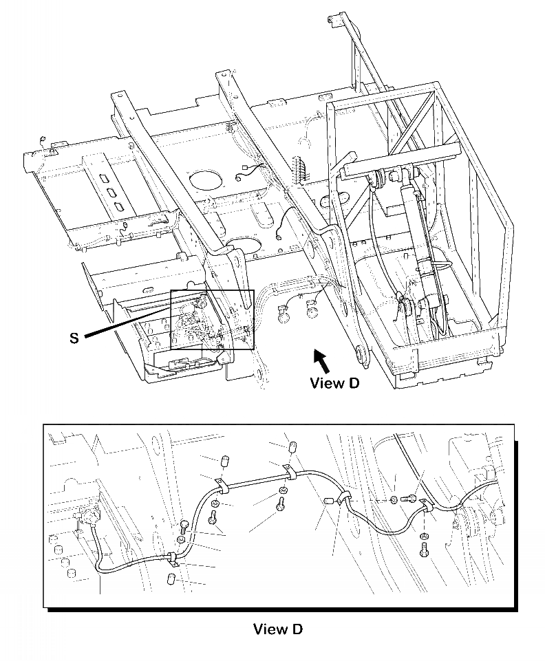 Схема запчастей Komatsu PC300LL-7E0 - M8-7A КАБИНА 8/ INCH RISER (COMPONENTS) (/7) ЧАСТИ КОРПУСА