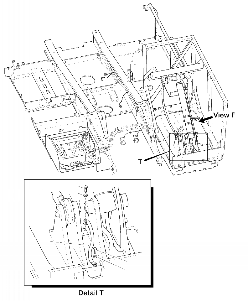 Схема запчастей Komatsu PC300LL-7E0 - M8-7B КАБИНА 8/ INCH RISER (GROUND КАБЕЛЬ) (/7) ЧАСТИ КОРПУСА