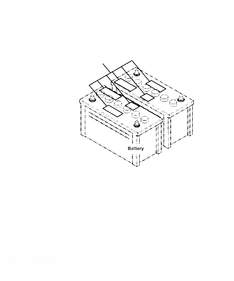 Схема запчастей Komatsu PC300LL-7E0 - U-H АККУМУЛЯТОР МАРКИРОВКА