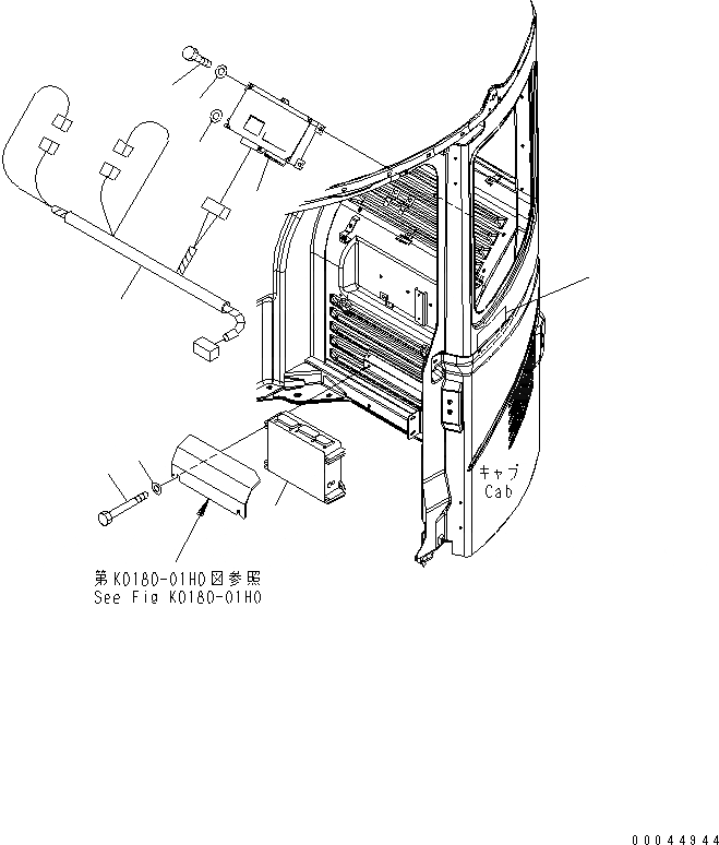 Схема запчастей Komatsu PC308USLC-3E0-W1 - КАБИНА (GALEO ПЛАСТИНА И KOMTRAX КОНТРОЛЛЕР) КАБИНА ОПЕРАТОРА И СИСТЕМА УПРАВЛЕНИЯ