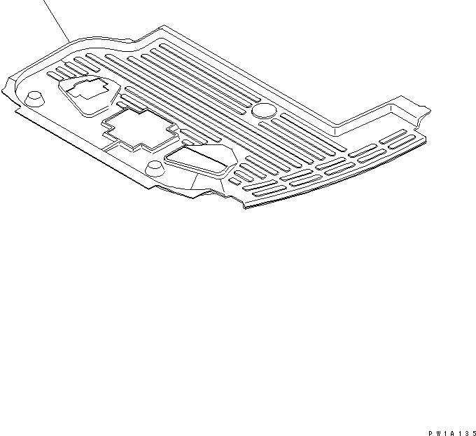 Схема запчастей Komatsu PC308USLC-3E0-W1 - ПОКРЫТИЕ ПОЛА( АКТУАТОР) КАБИНА ОПЕРАТОРА И СИСТЕМА УПРАВЛЕНИЯ