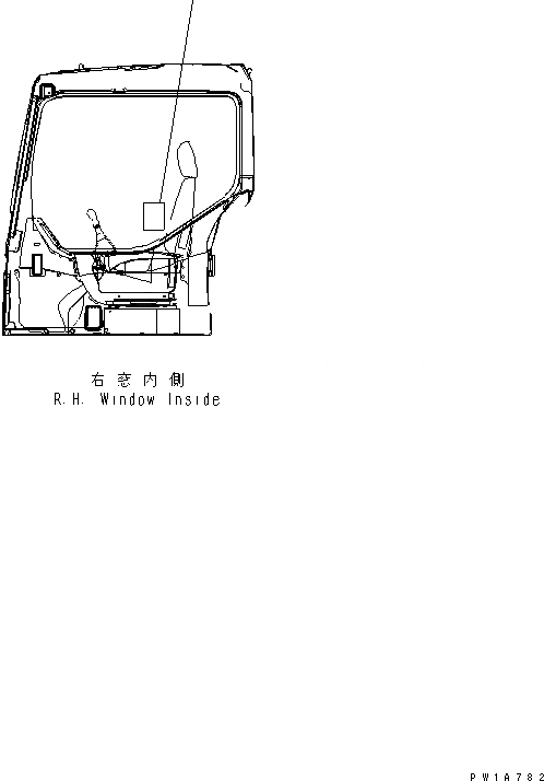 Схема запчастей Komatsu PC308USLC-3E0-W1 - ПЛАСТИНА (ГРУЗОПОДЪЕМНОСТЬ) МАРКИРОВКА