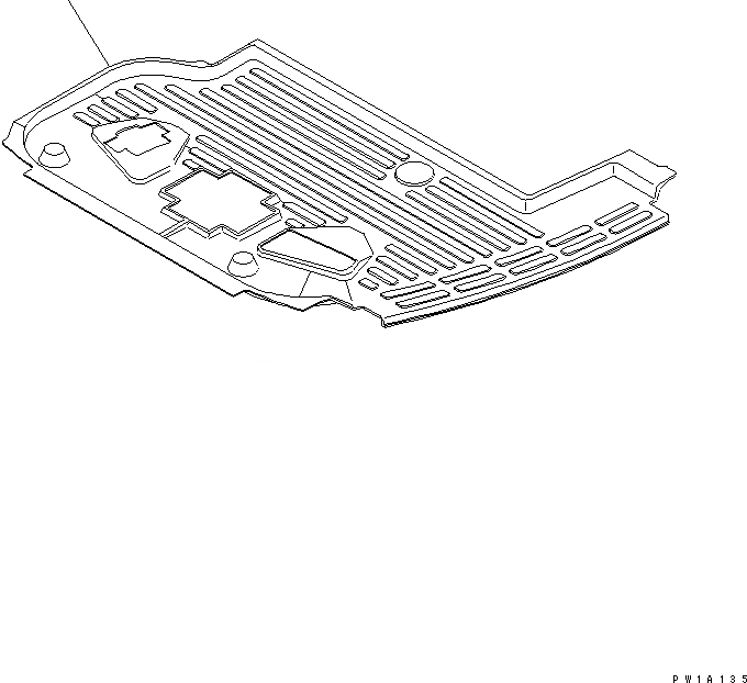 Схема запчастей Komatsu PC308USLC-3 - ПОКРЫТИЕ ПОЛА( АКТУАТОР)(№-) КАБИНА ОПЕРАТОРА И СИСТЕМА УПРАВЛЕНИЯ