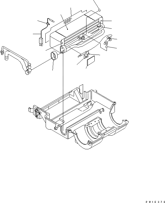 Схема запчастей Komatsu PC308USLC-3 - БЛОК КОНДИЦИОНЕРА (EVAPORATOR)(№-) ОСНОВН. КОМПОНЕНТЫ И РЕМКОМПЛЕКТЫ