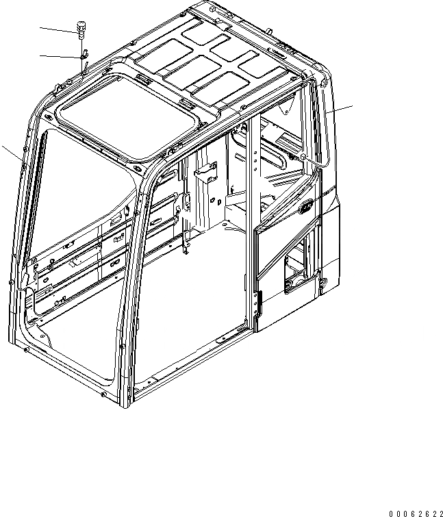 Схема запчастей Komatsu PC350LC - OPERATORґS КАБИНА (КРЫША ДВОРНИКИ Э/ПРОВОДКА И КРЫША ДВОРНИКИ ОМЫВАТЕЛЬ) (СПЕЦ-Я ДЛЯ РАЗРУШ. ЗДАНИЙ) K OPERATORґS ОБСТАНОВКА И СИСТЕМА УПРАВЛЕНИЯ