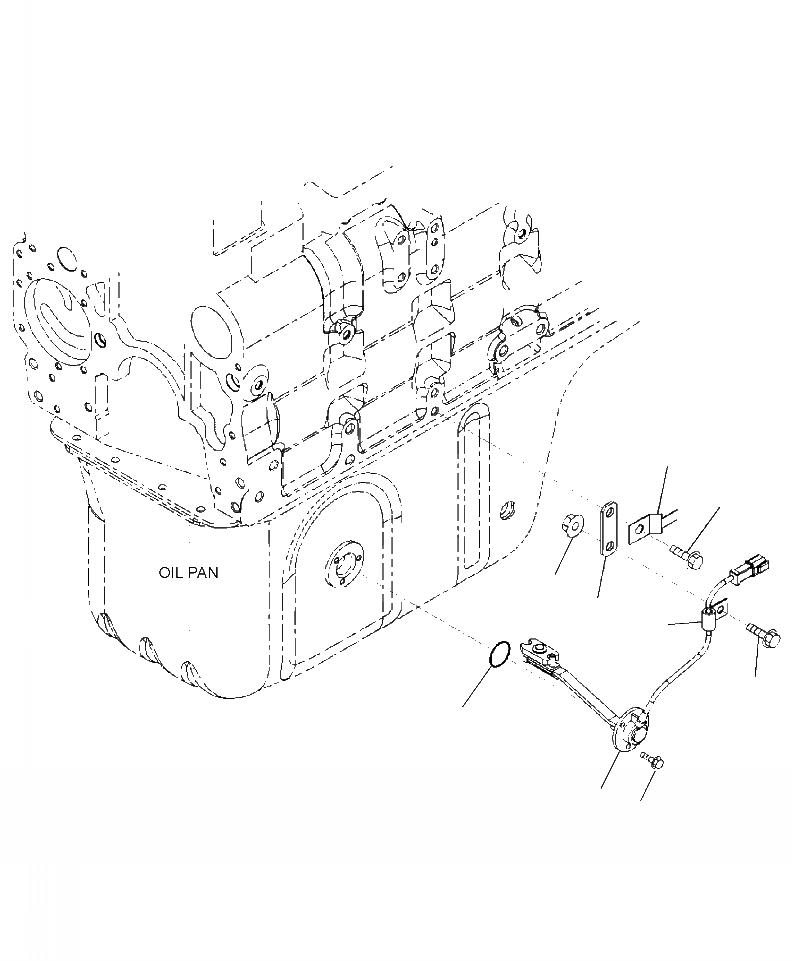 Схема запчастей Komatsu PC350LC-8 - A8-AA ДАТЧИК УР-НЯ МАСЛА ДВИГАТЕЛЬ