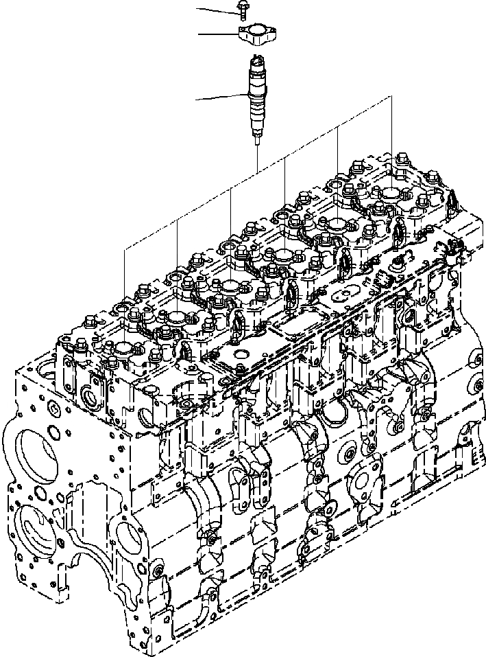 Схема запчастей Komatsu PC350LL-7E0 - A-AB ТОПЛИВН. ВПРЫСК ДВИГАТЕЛЬ