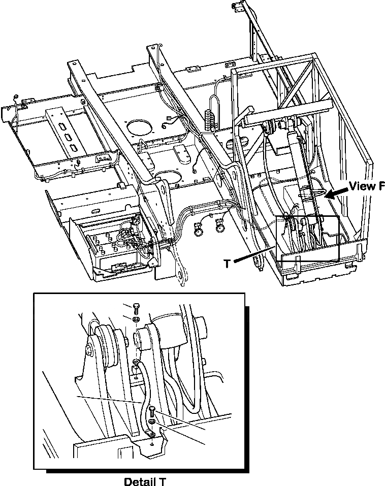 Схема запчастей Komatsu PC350LL-7E0 - M8-7B КАБИНА 8/ INCH RISER (GROUND КАБЕЛЬ) (/7) ЧАСТИ КОРПУСА