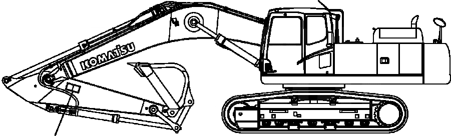 Схема запчастей Komatsu PC350LL-7E0 - U-H ТАБЛИЧКИ (АНГЛ.) МАРКИРОВКА