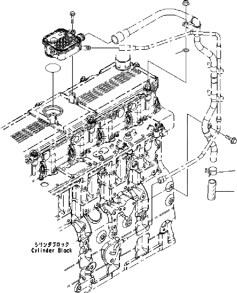 Схема запчастей Komatsu PC350LC-8 - ПАТРУБКИ САПУНА ПАТРУБКИ САПУНА