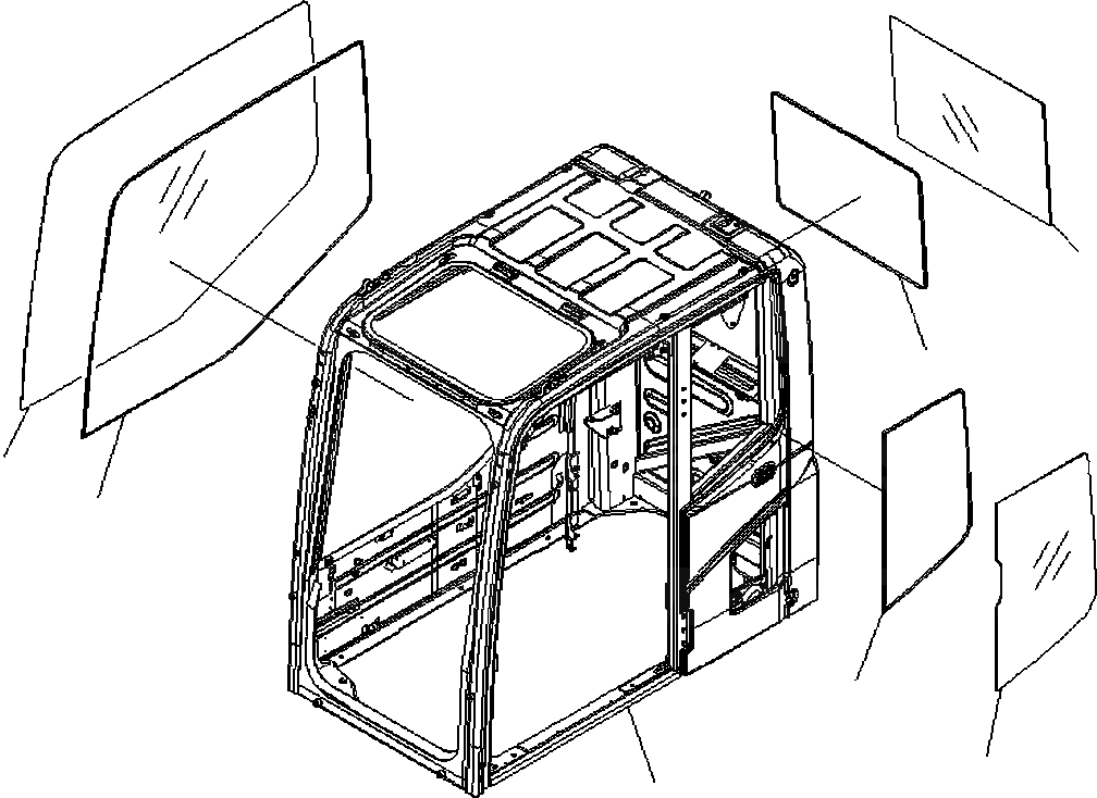 Схема запчастей Komatsu PC350LC-8 - КАБИНА, EOPS КАБИНА ПЕРЕДН. FIX, -АКТУАТОР, С AM-FM РАДИО, С МАСТЕР КЛЮЧ, ДЛЯ KOMTRAX, КАБИНА И ОКНА КАБИНА, EOPS КАБИНА ПЕРЕДН. FIX, -АКТУАТОР, С AM-FM РАДИО, С МАСТЕР КЛЮЧ, ДЛЯ KOMTRAX