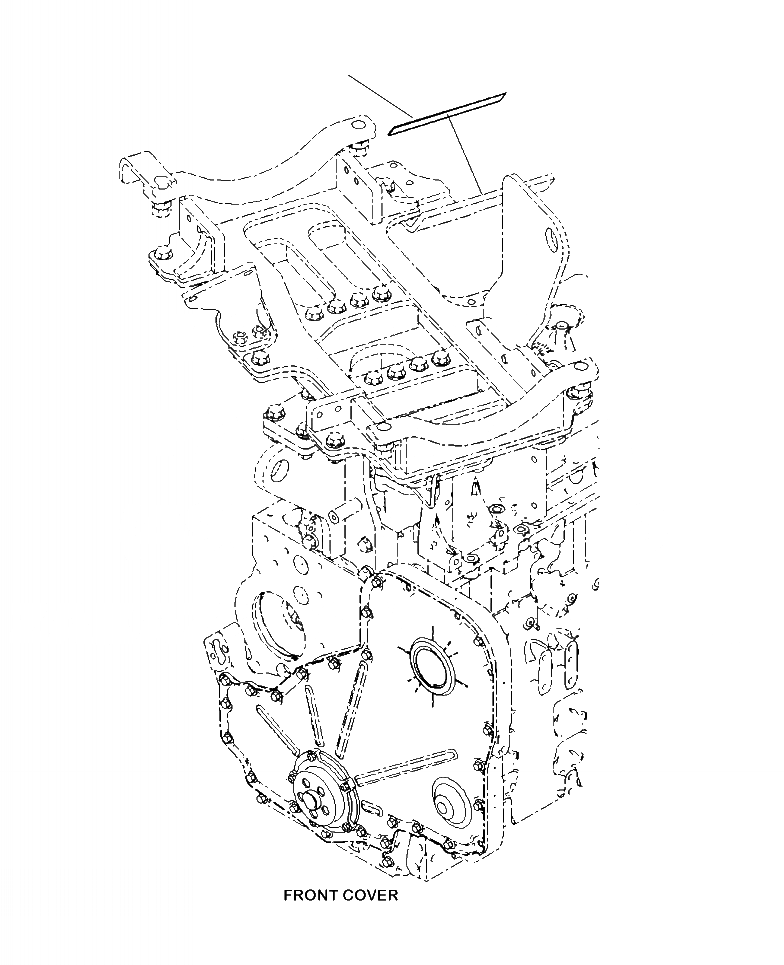 Схема запчастей Komatsu PC360LC-10 - AED- DATE ПЛАСТИНА ДВИГАТЕЛЬ