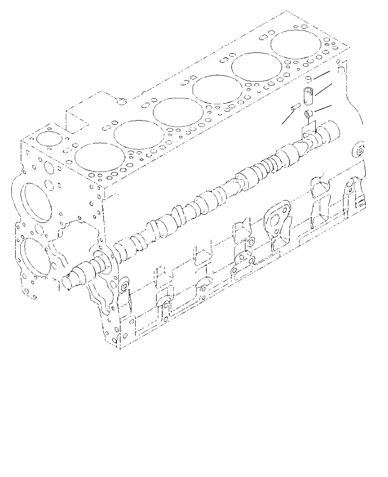 Схема запчастей Komatsu PC360LC-10 - ABB- БЛОК ЦИЛИНДРОВ, ТОЛКАТЕЛЬ ДВИГАТЕЛЬ