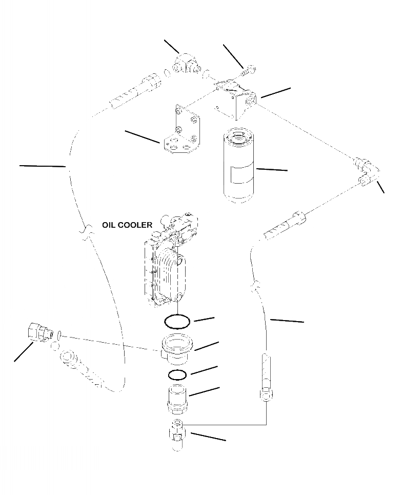 Схема запчастей Komatsu PC360LC-10 - ALF- ДВИГАТЕЛЬ МАСЛ. ФИЛЬТР ДВИГАТЕЛЬ