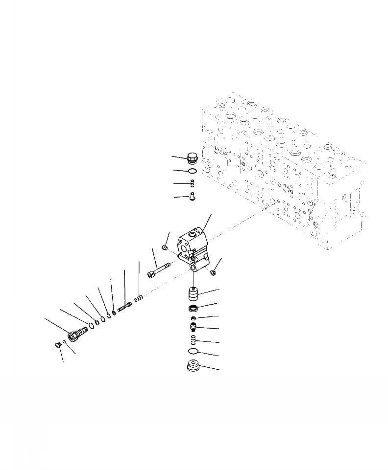 Схема запчастей Komatsu PC360LC-10 - H-9A ОСНОВН. УПРАВЛЯЮЩ. КЛАПАН COMPLETE ASSEMBLY (9/) ГИДРАВЛИКА